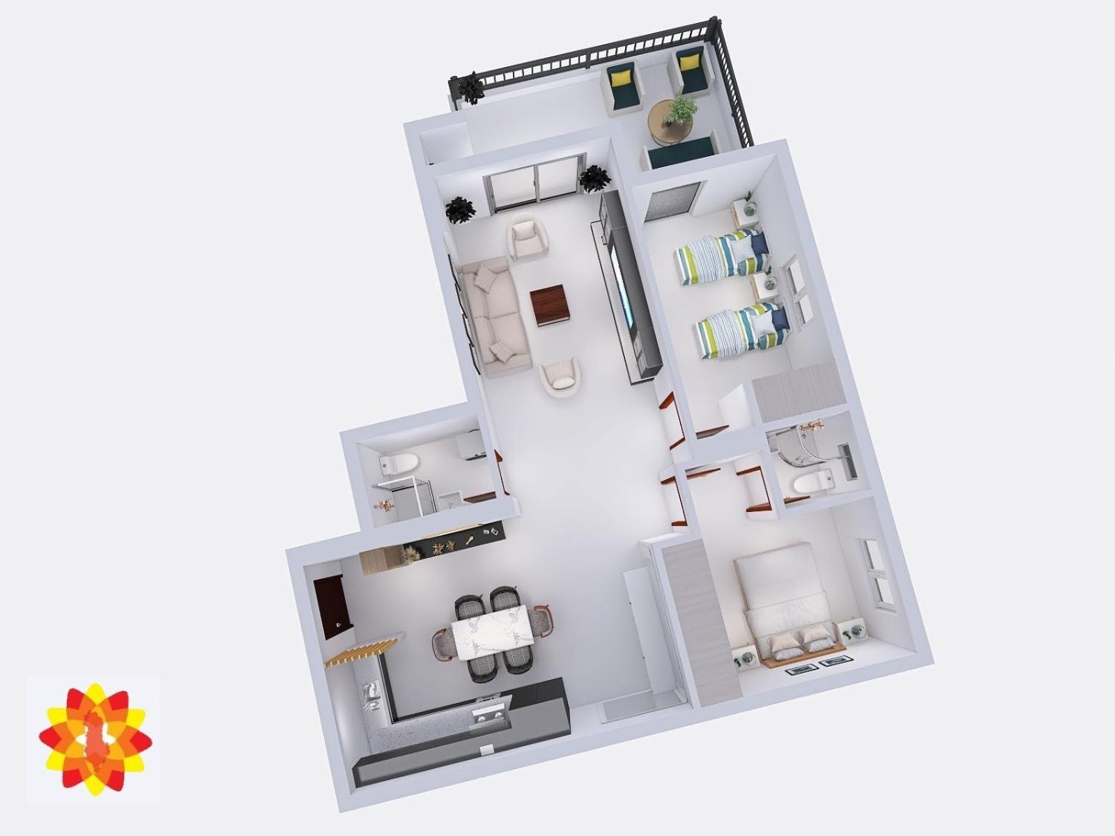 Design Sea View Apartment ซารานเดอ ภายนอก รูปภาพ